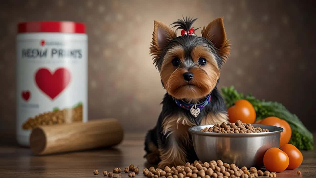 Karma dla yorka: Jak zadbać o zdrowie małego towarzysza?